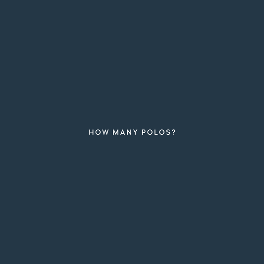 The Perfect Polo Count: How Many Should a Man Own?